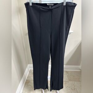 Athleta Women's Black Trousers, Straight Leg, Large